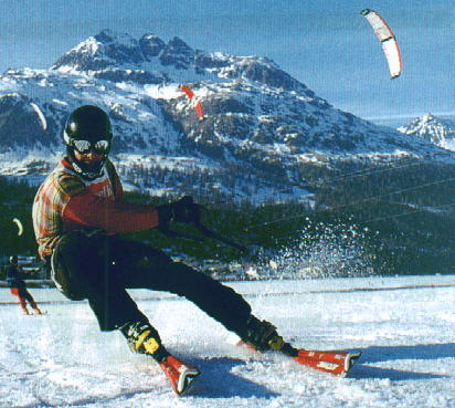Kite Skiing